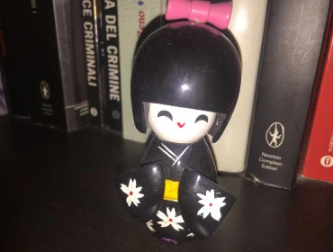 Bambola Kokeshi in Legno